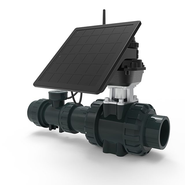 QT-02-L-Controlador de Irrigação Solar Via Lora Controle Remoto para plantação de romãzeiras