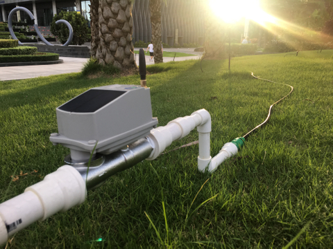 Controlador de irrigação inteligente para agricultura islâmica sem fio LoRa